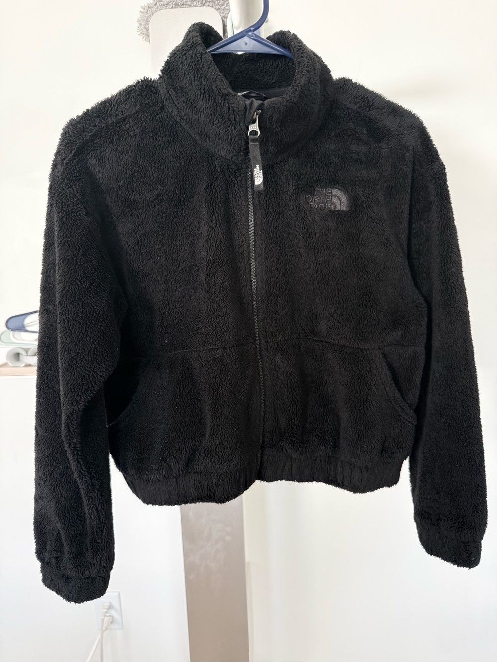 The North Face Kids Black Fuzzy Full-Zip Puffer Jacket